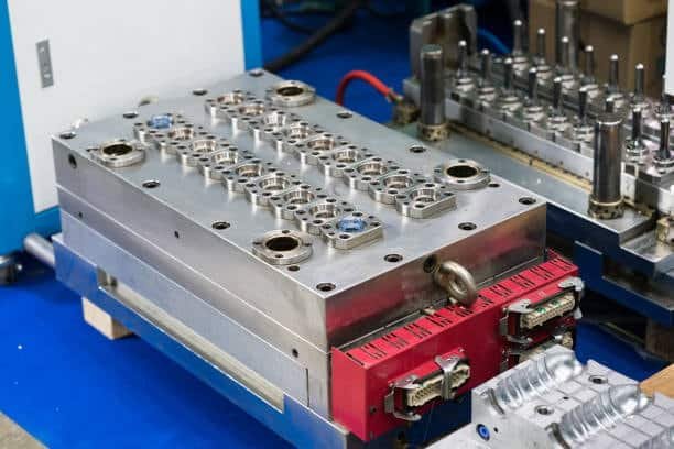 High-cavitation hot runner injection mold designed for mass production of small plastic parts.