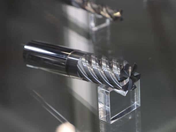 Carbide end mill tool designed for titanium CNC machining