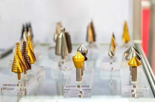 Titanium nitride coated drill bits for precision CNC machining