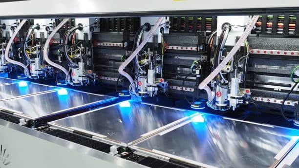 High-tech machining line with automated heads designed for efficient panel processing