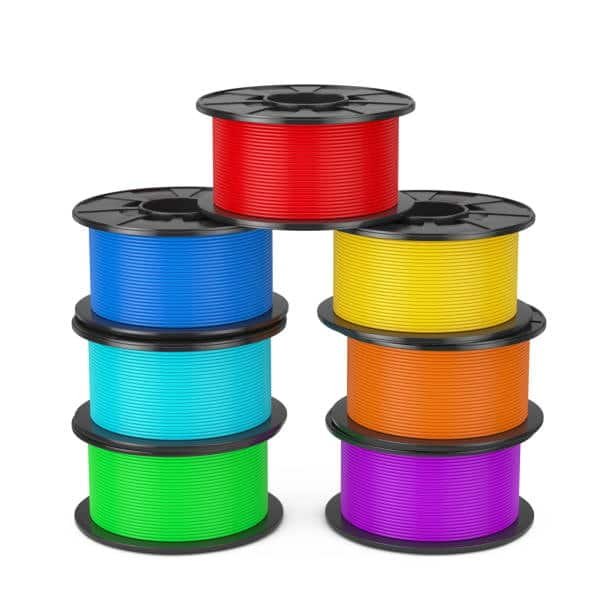 Polypropylene filament offers food-safe, BPA-free benefits, making it a popular 3D printing material for consumer goods.