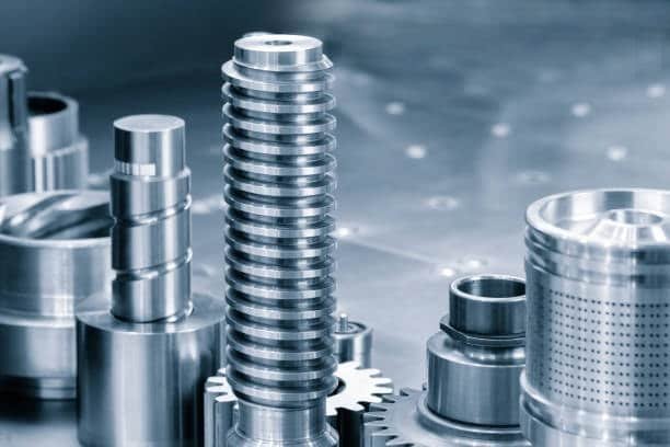 Collection of high-precision machined parts designed for complex industrial assemblies