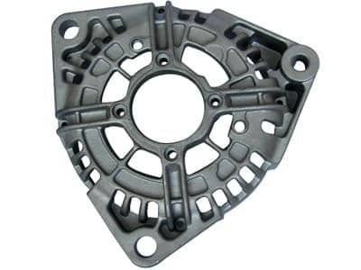 Zinc alloy die cast part showing structural design for industrial applications