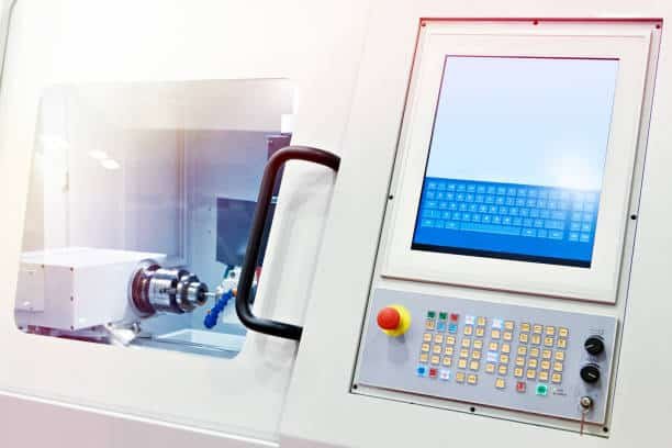 CNC lathe with digital interface for manufacturing precision medical parts