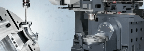 Visual comparison of 3-axis and 5-axis CNC setups used in complex machining.