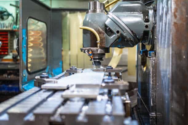 CNC milling machine shaping high-tolerance parts for medical applications