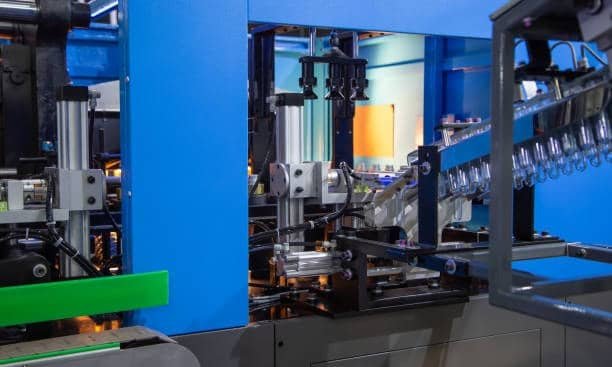 Automotive plastic injection molding machine for producing durable car components