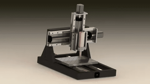Small desktop CNC milling machine design