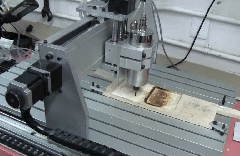 Compact desktop CNC 3-axis machine suitable for light milling tasks.