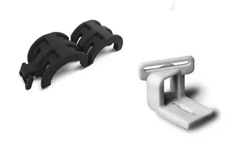 Multi Jet Fusion versus SLS printed mechanical parts in black and white