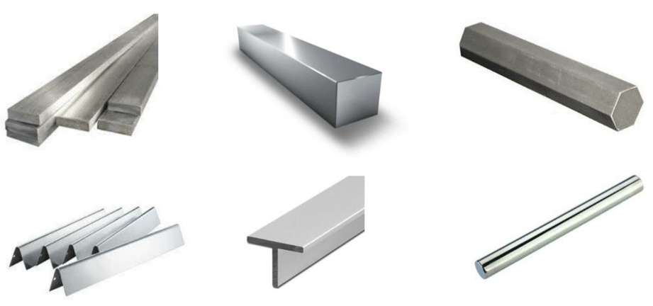 Different shapes of stainless steel raw material for CNC milling