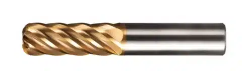 High-speed titanium-coated end mill used for achieving better MRR