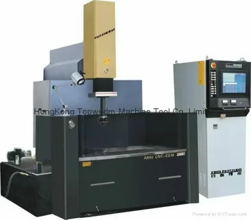 CNC EDM machine with digital control panel for precision machining