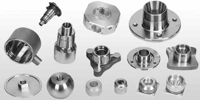 CNC machined parts used as end-use and assembly components with moderate tolerance requirements