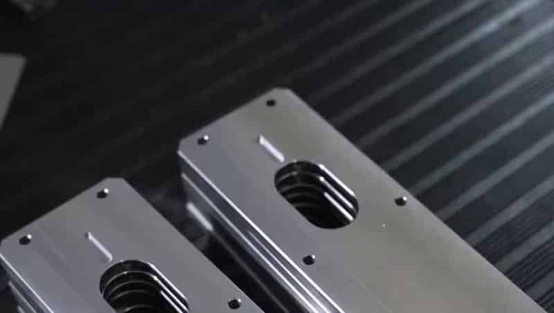 Precision mold inserts with spiral cavity design for complex plastic part features