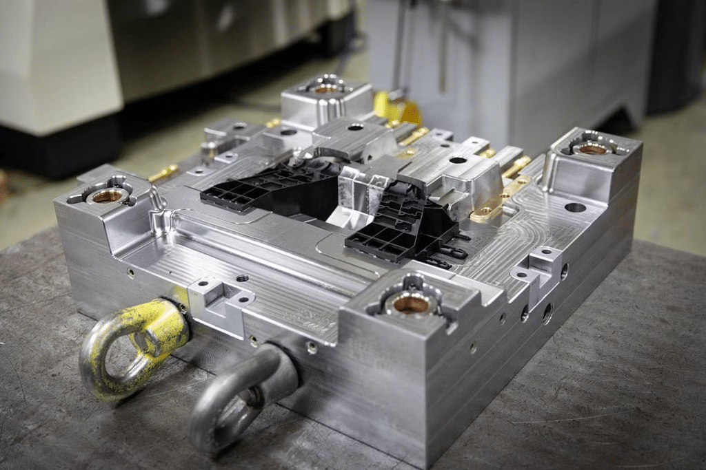 High-precision injection mold with complex core structure manufactured by a reliable mold making manufacturer