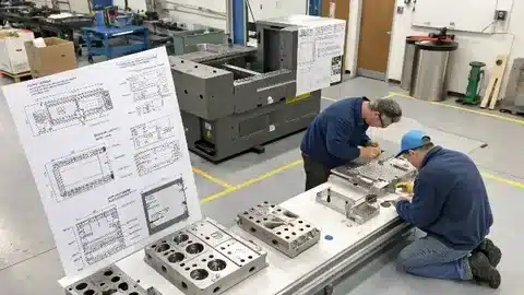 Precision mold assembly and fitting process ensuring accuracy and stability for mass production tooling