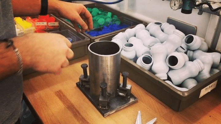 Injection molded plastic parts from T1 trial used to evaluate mold performance and sampling lead time