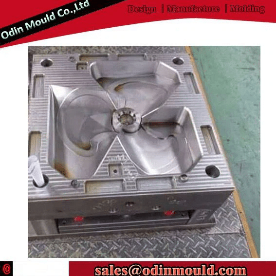 Precision injection mold with complex cavity geometry highlighting potential design and machining mistakes that lead to mold failure