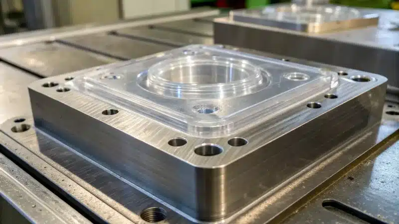 Precision injection mold assembly with tight tolerances ensuring stable injection molding production