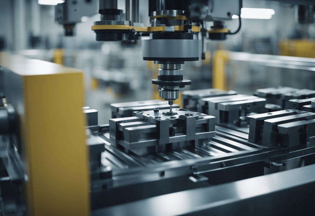 Precision CNC drilling and tapping of mold components during injection mold manufacturing