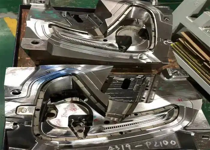 Complex mold cavity and precision mold components showing CNC and EDM machining quality, surface finish control, and tight tolerance requirements